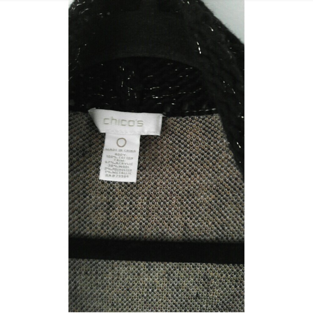 Chico's Vivid Cheetah Amelia Long Cardigan - Picture 5 of 8